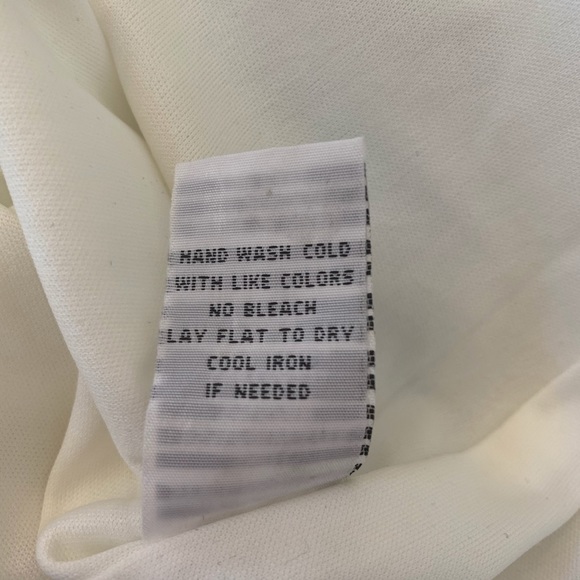 Melrose White Black Lace Cap Sleeve Dress Sz 12 - Picture 6 of 7